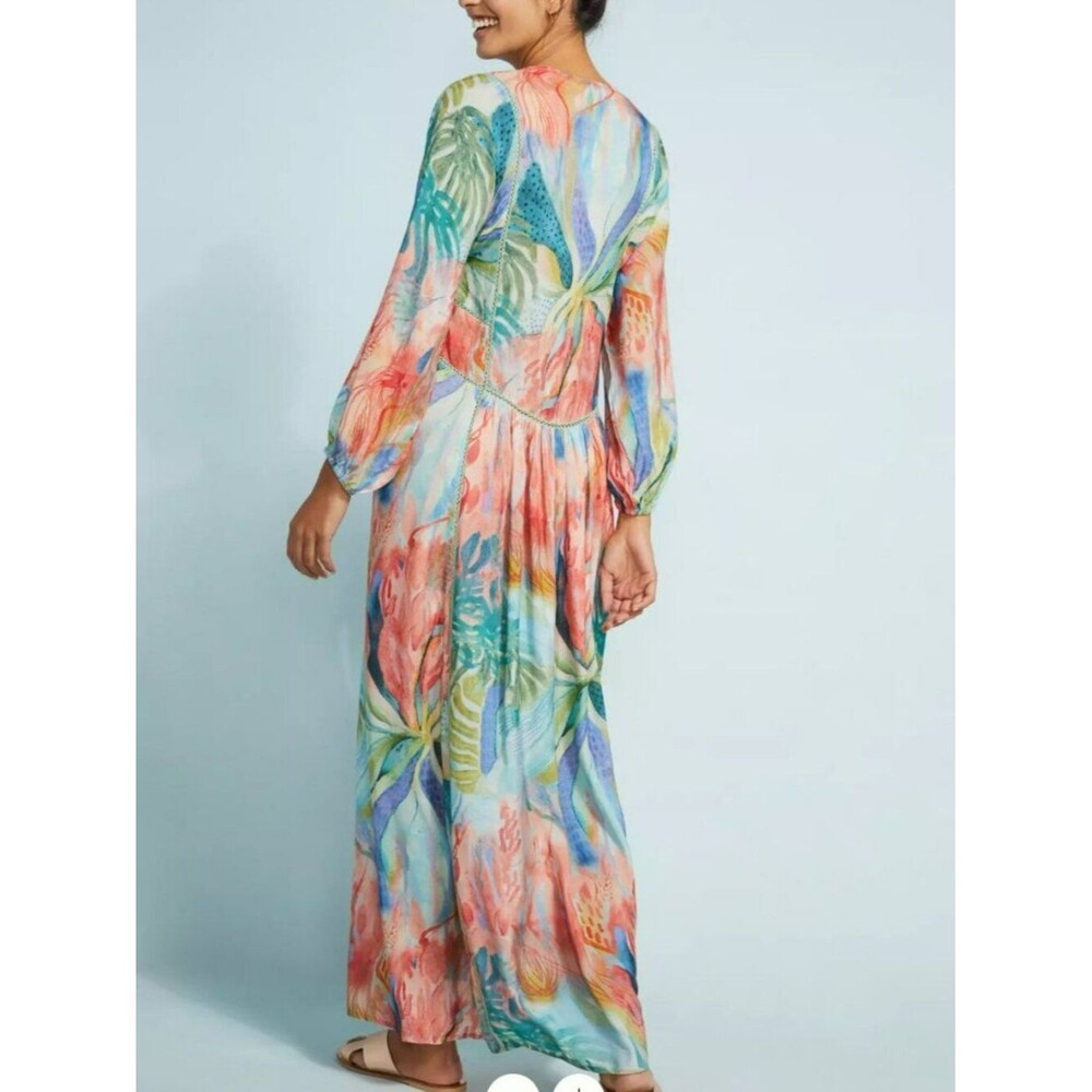 Anthropologie Bl-nk Bl^Nk London Victory Cover-Up Maxi Dress - Picture 2 of 9